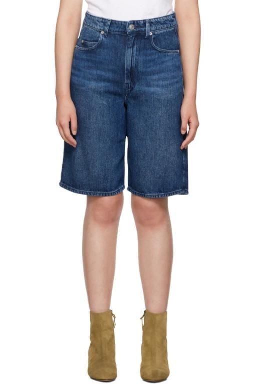 [이자벨마랑 에뚜왈]Blue Balina Denim Shorts 232599F088002