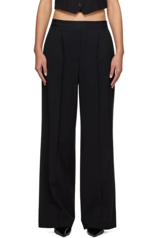 [엠에스지엠]Black Suiting Trousers 241443F087007