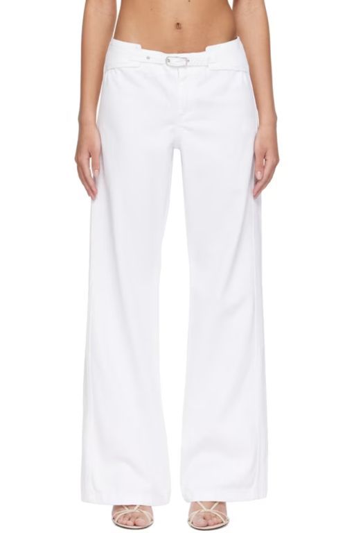[GIMAGUAS]White Nicole Jeans 241776F087030
