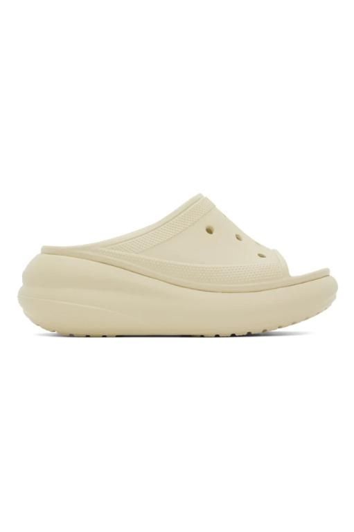 [크록스]Off White Crush Slides 241209F124007