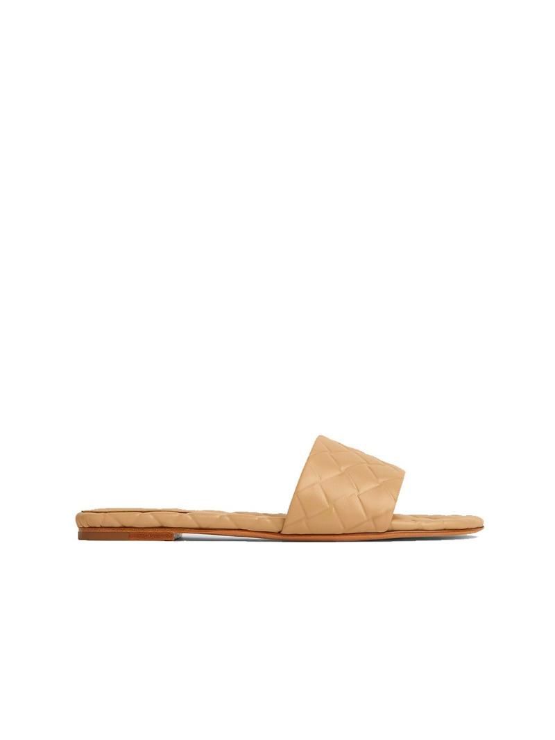 보테가 베네타 778163/V3RS0 2624 CANE SUGAR Flat Amy Mules