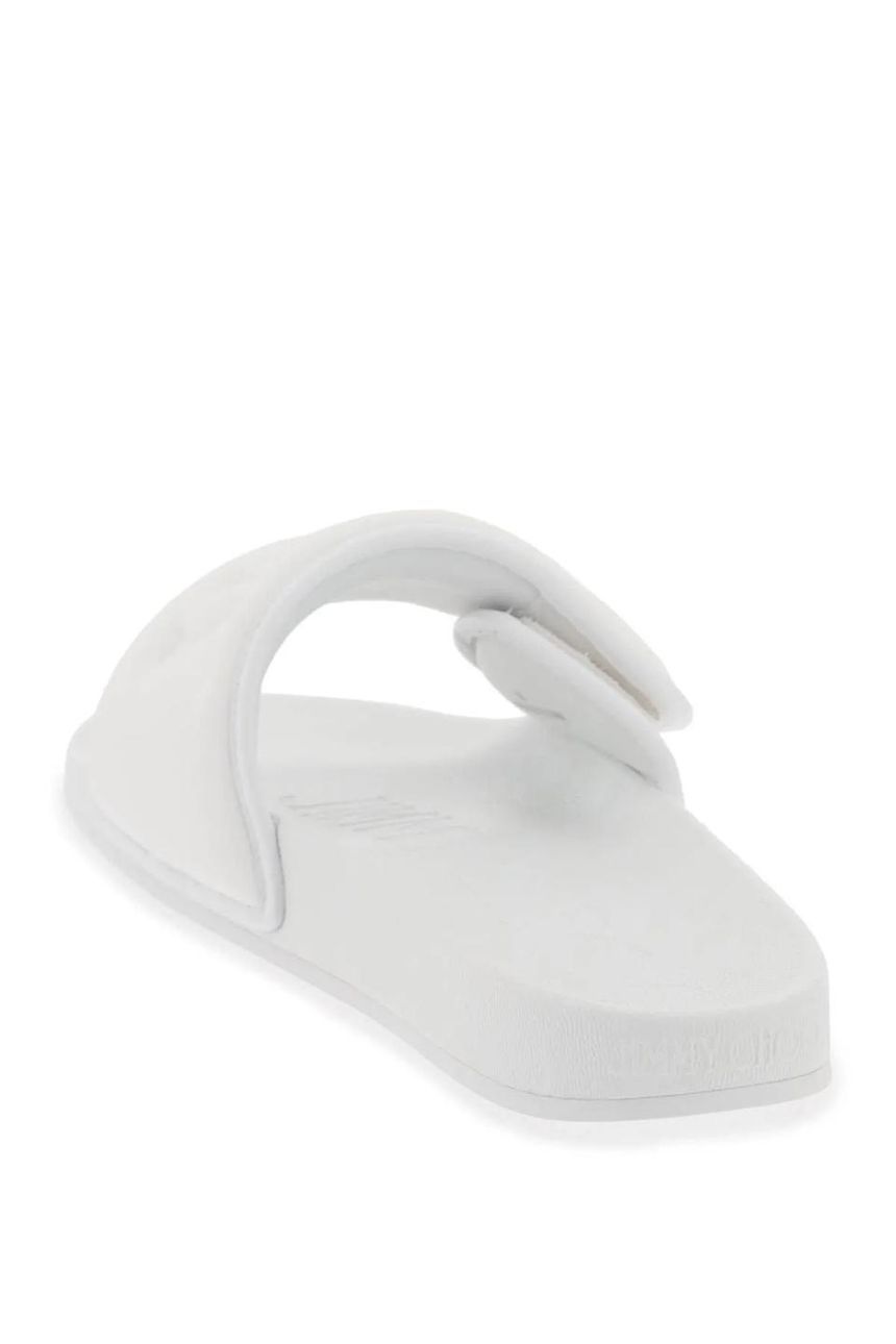 지미추 fitz slides with lycra logoed bang White FITZ M PFP VWHTW []