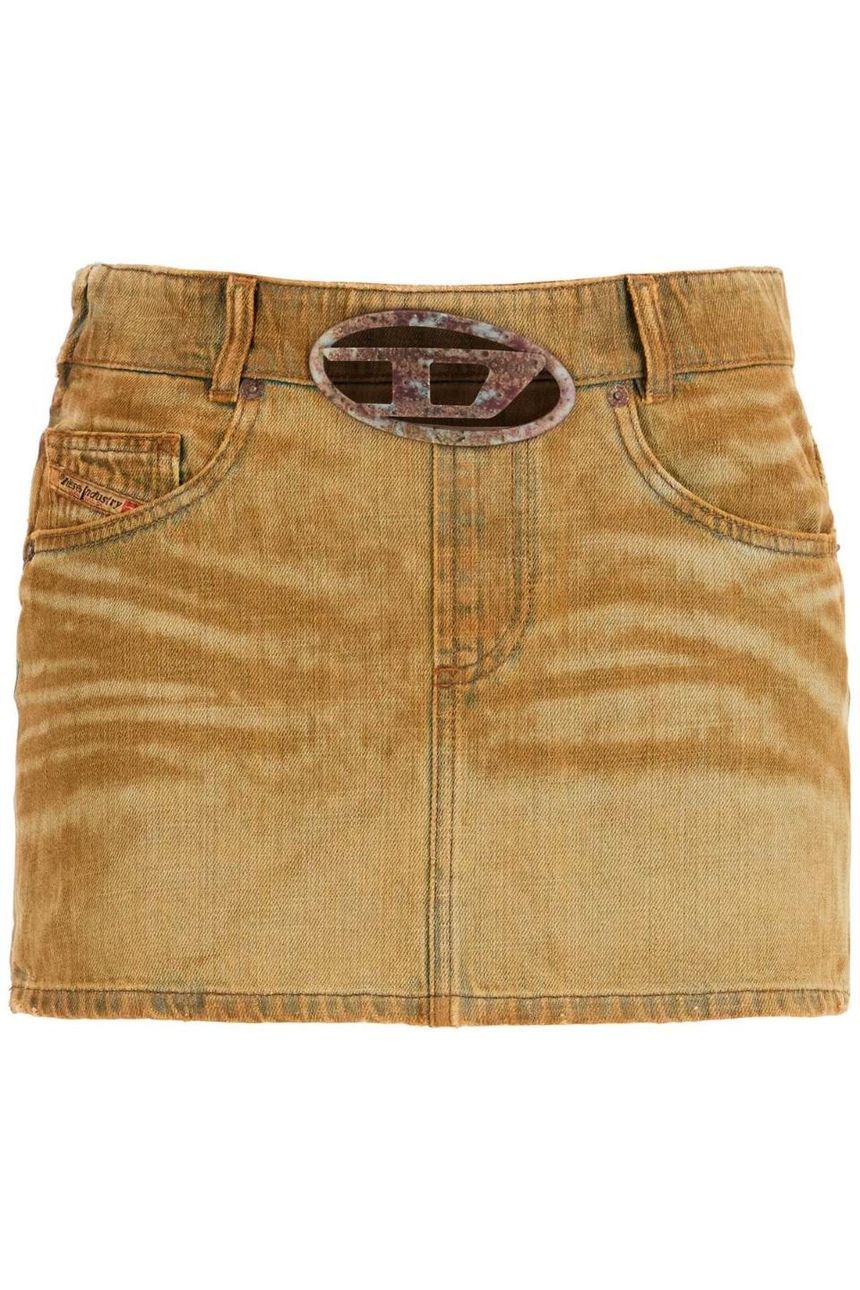 디젤 숏 스커트 A16683 0AJET 01 VINTAGE BROWN