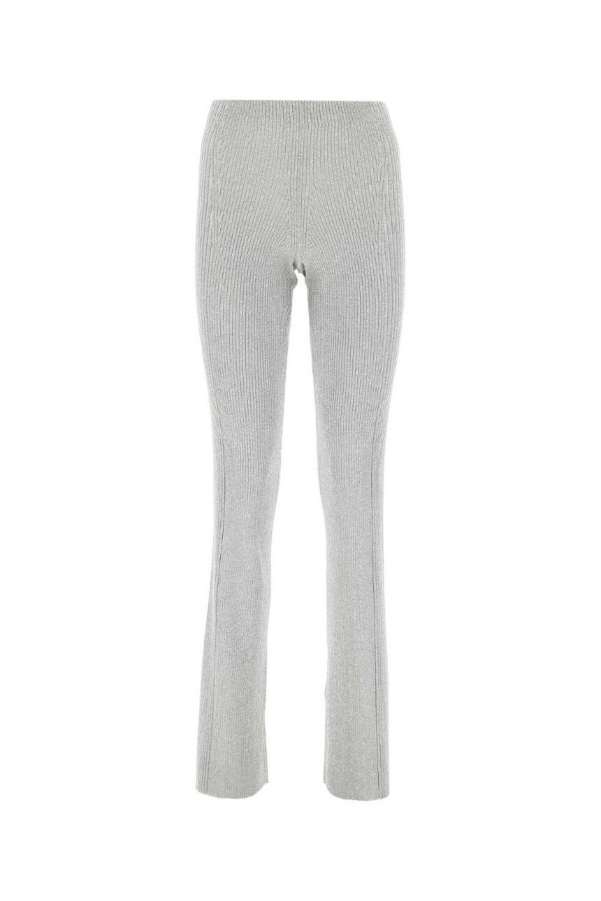 DION LEE 라이트 그레이 폴리에스테르 혼방 팬츠 C7117P22 SILVER