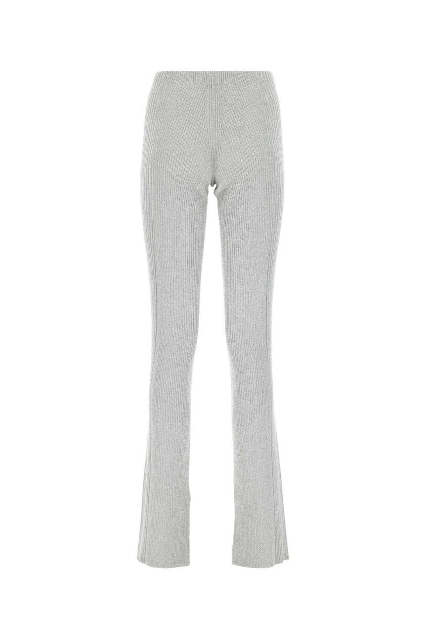 DION LEE 라이트 그레이 폴리에스테르 혼방 팬츠 C7117P22 SILVER