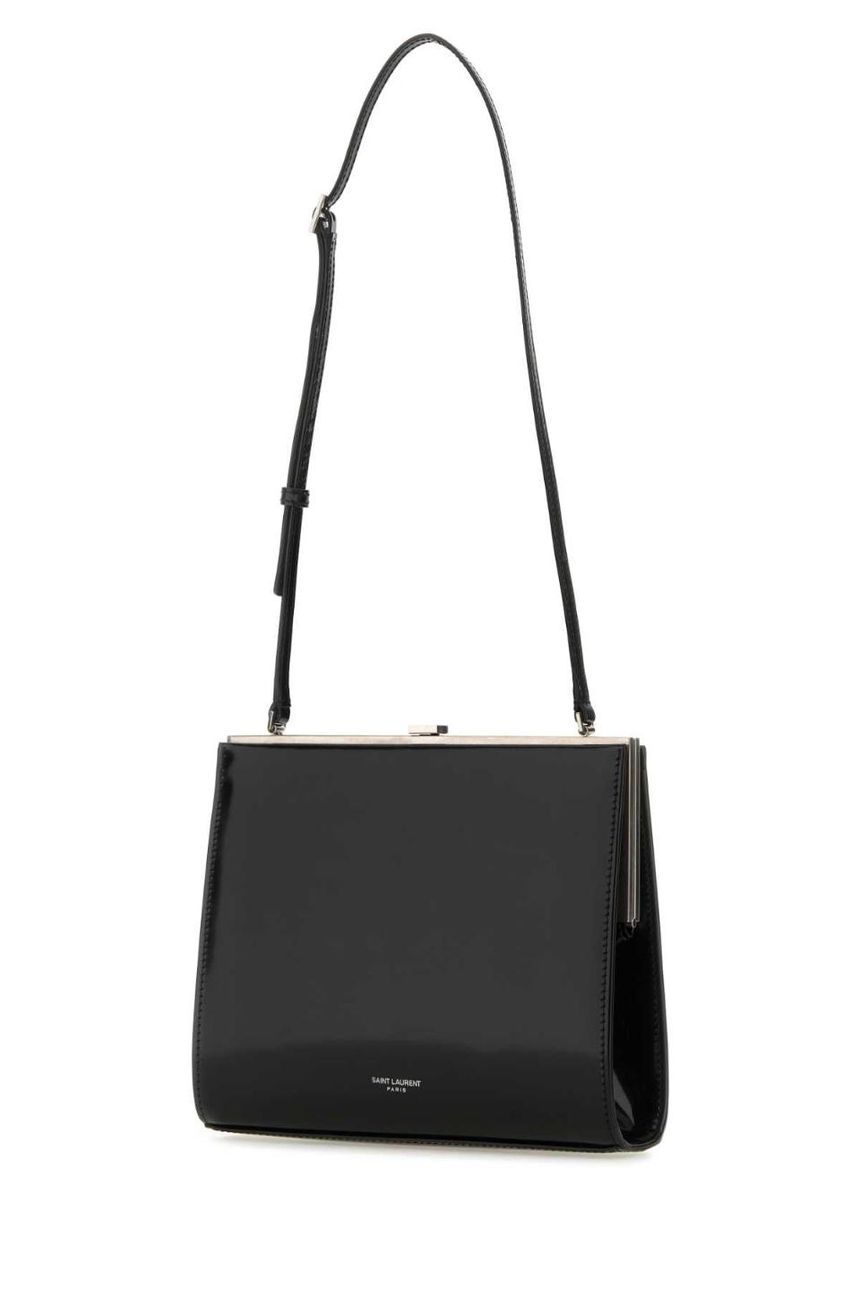 SAINT LAURENT 블랙 가죽 Le Anne-Marie 숄더백 762293AAB8O 1000