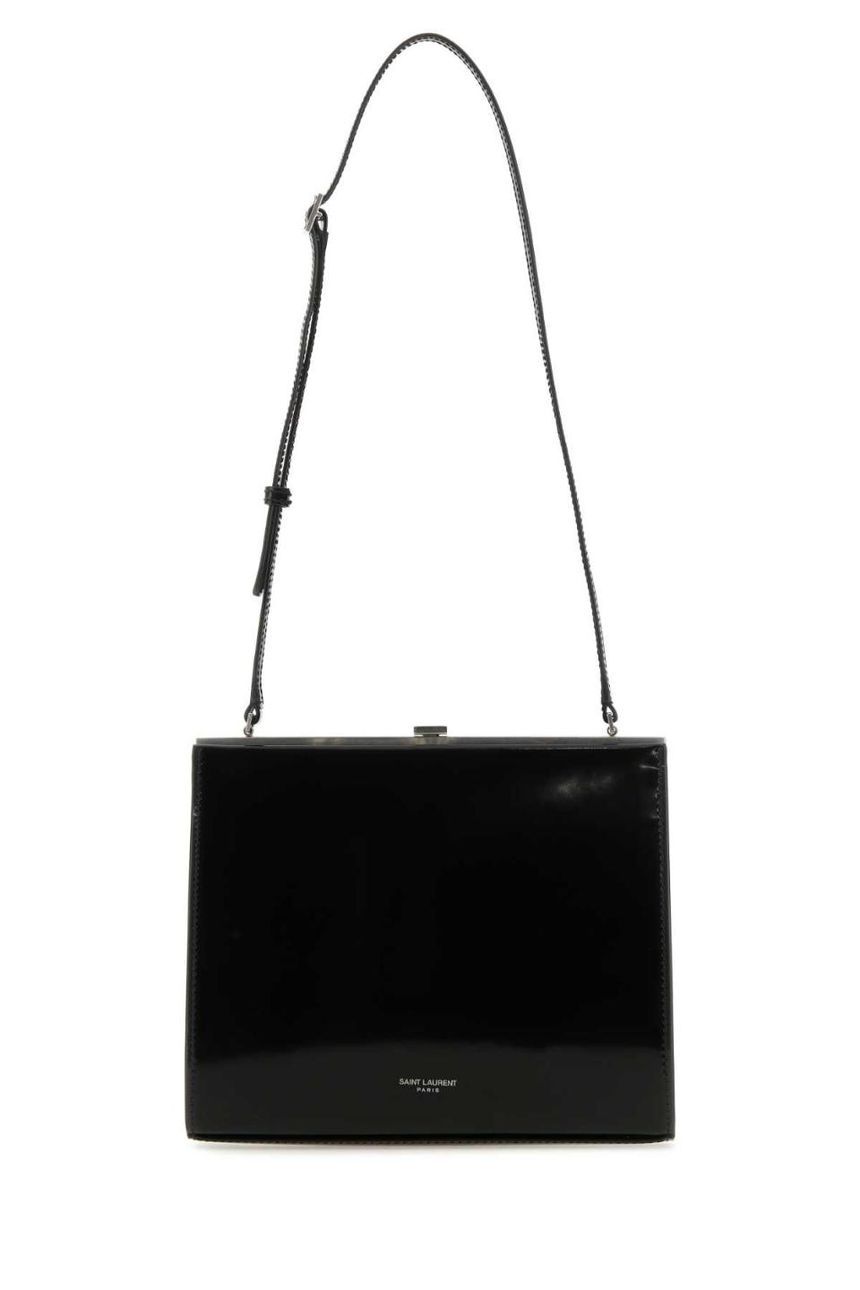 SAINT LAURENT 블랙 가죽 Le Anne-Marie 숄더백 762293AAB8O 1000