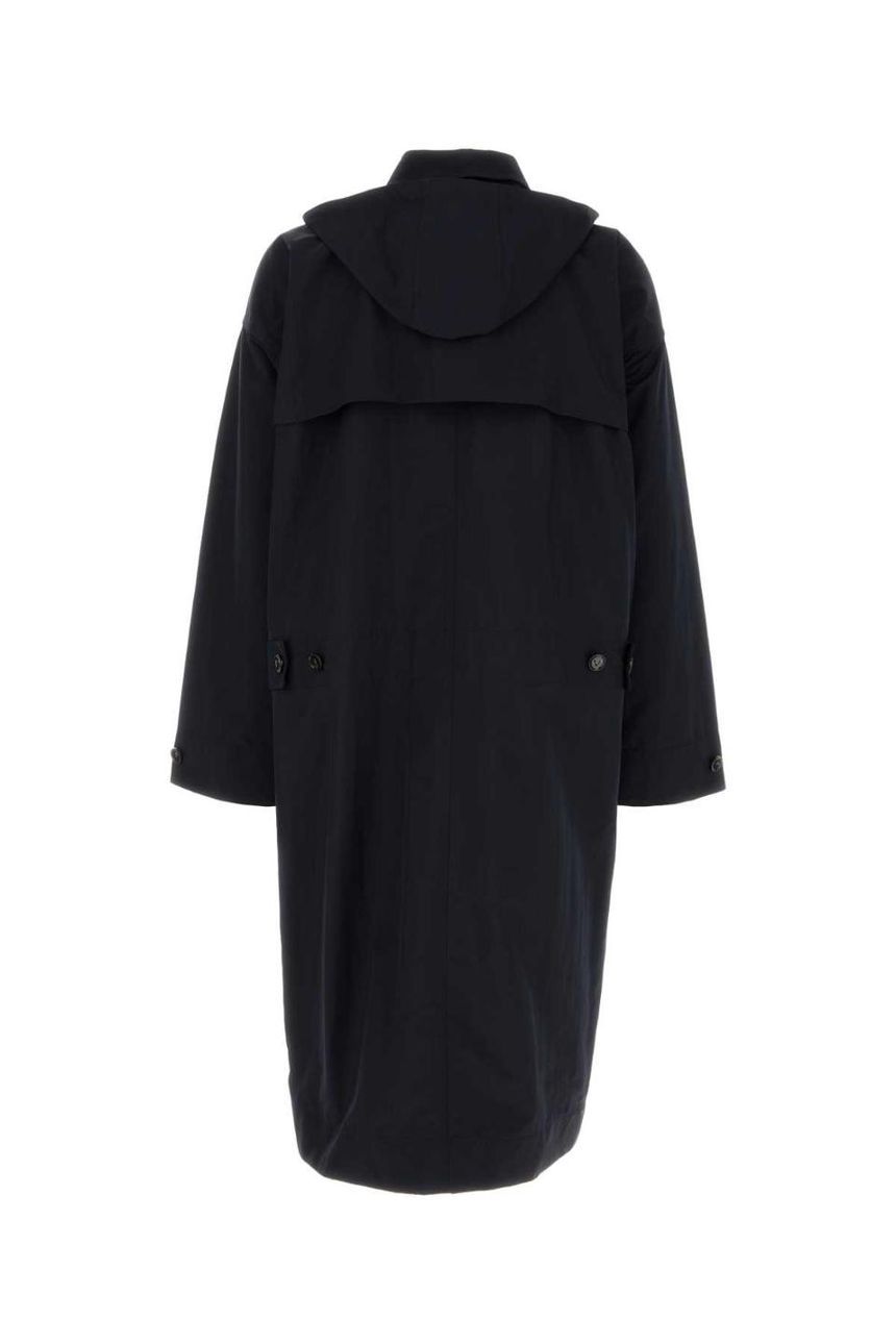 보테가 베네타 Navy blue nylon blend trench coat 785251V4D70 4212 BLUE  []