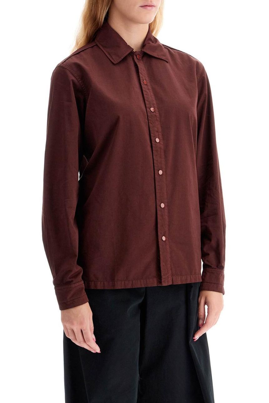 LEMAIRE SH1068 LF1206/BR399 cotton dyed in the garment shirt