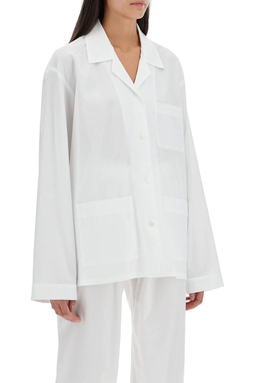 MIU MIU MK1884 15UL/F0009 poplin pajama shirt for