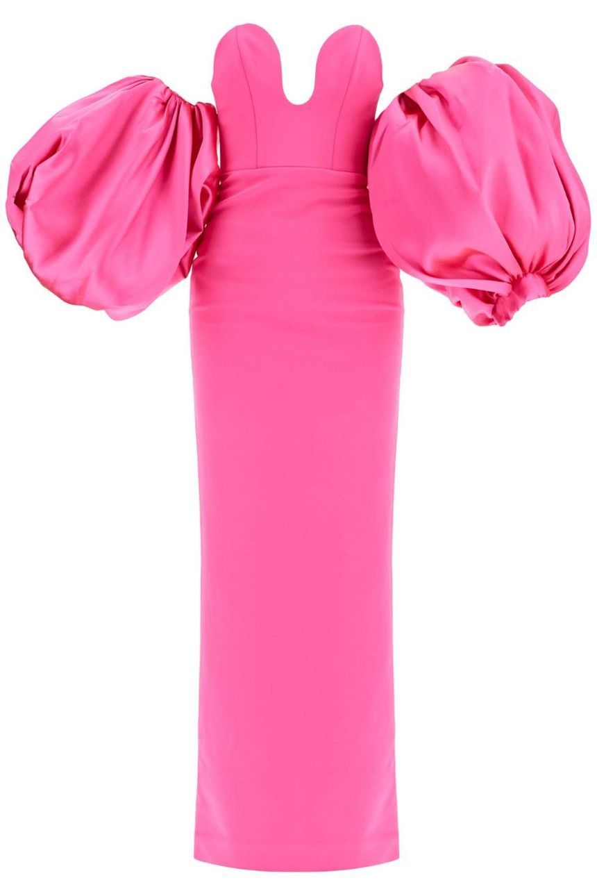 SOLACE LONDON long karina dress OS41006/PINK