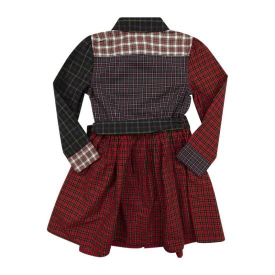 키즈 폴로 랄프로렌 원피스 313919721 RED GREEN