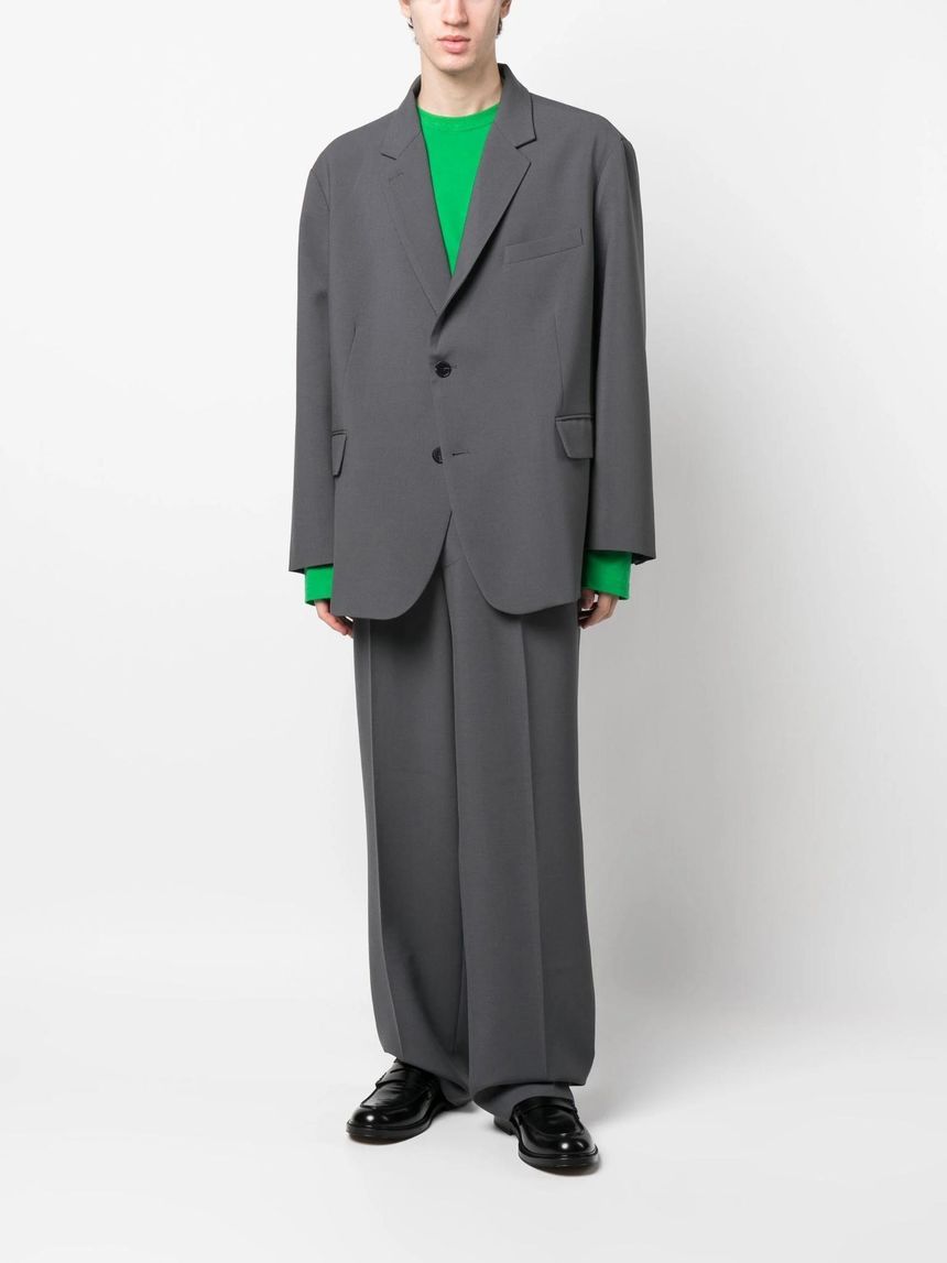 THE FRANKIE SHOP grey Beo oversized blazer 18989858 / OBLBEO123