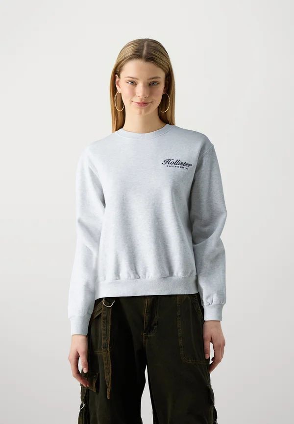 Hollister grey sweatshirt on sale