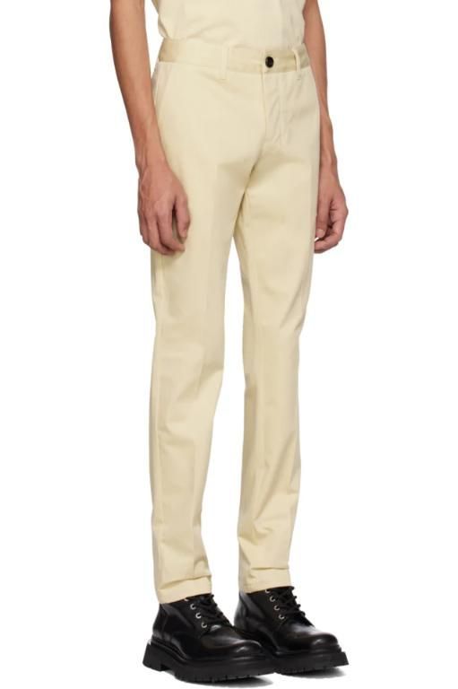 [아미]Off White Straight Fit Trousers 231482M191006