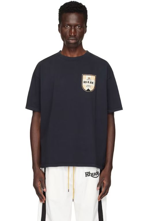 25 SS 루드 블랙 몽블랑 호텔 티셔츠 242923M213007