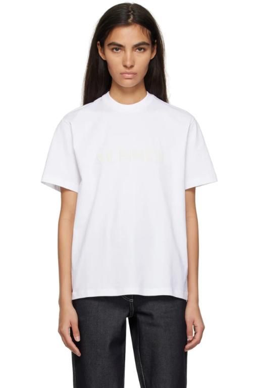 Tシャツ・カットソー SUNNEI Woman Polo Shirt White RTWXTOP017 0117 써네이(Sunnei) | 써네이 Womans Polo Shirt Sunnei RTWXTOP017