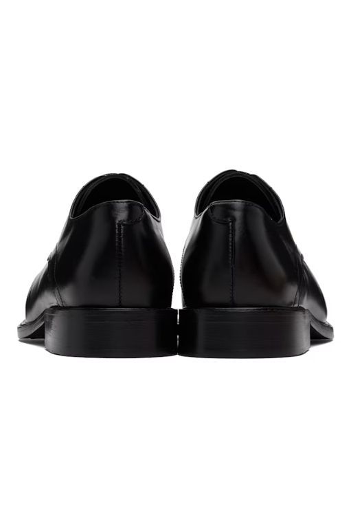 STEFAN COOKE | [STEFAN COOKE]Black Orange Slashed Square Toe