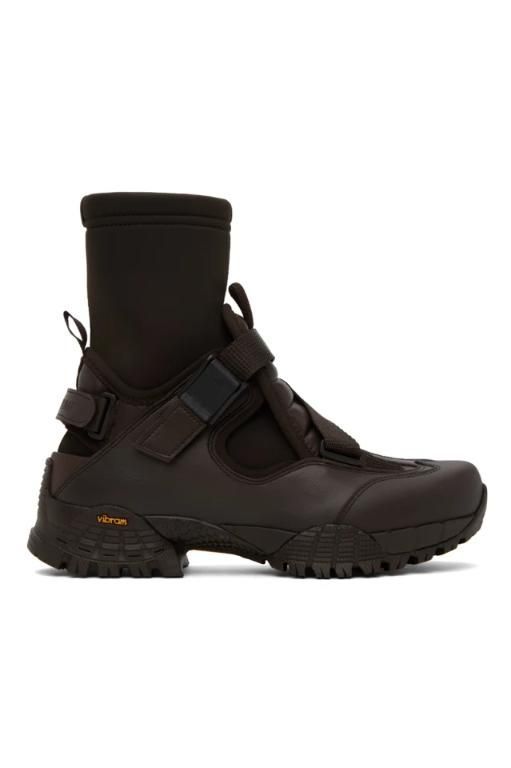 25 SS Yume Yume 브라운 클라우드 워커 부츠 232844M236000