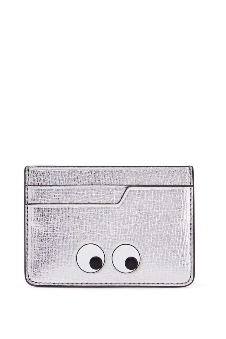 안야힌드마치 여성 eyes cardholder Silver