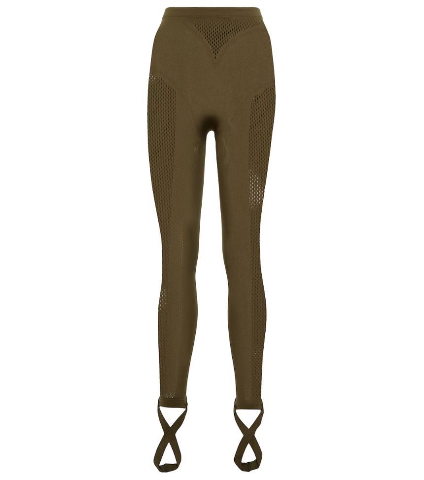 [NB04] 아티코 여성 팬츠 Jersey and mesh stirrup leggings P00685731
