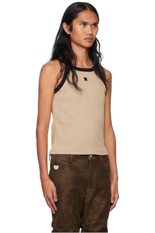 [MISBHV]Beige Sex Tank Top 242937M214004