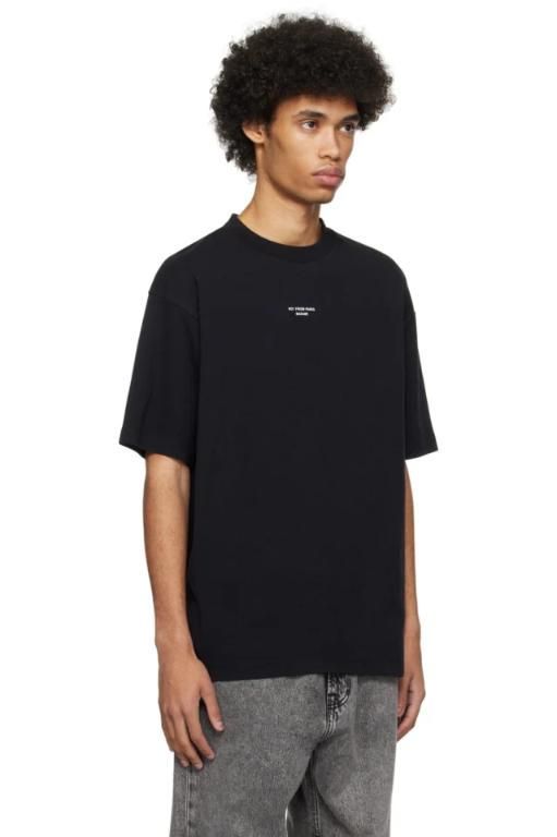 [Drole De Monsieur]Black Le T Shirt Slogan T Shirt 241572M213019