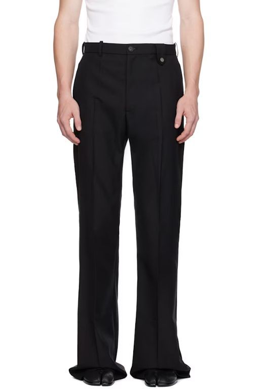 [EGONlab]Black Samy Trousers 242830M191003