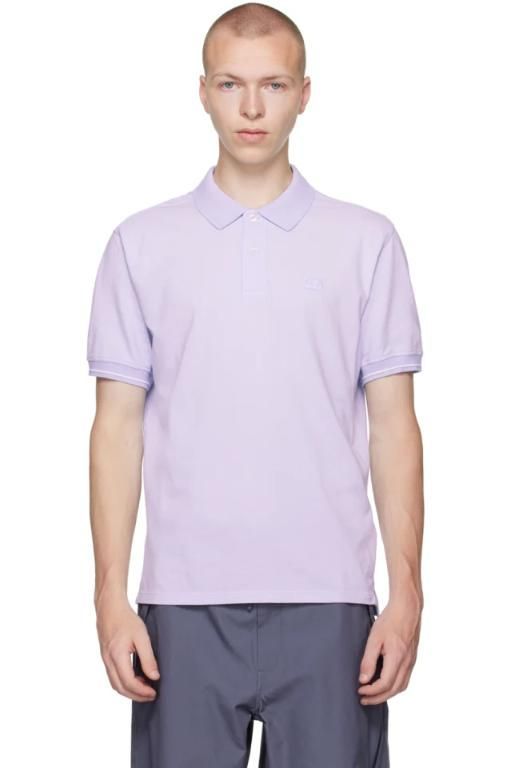 [CP컴퍼니]Purple Embroidered Polo 231357M212005