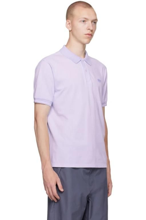 [CP컴퍼니]Purple Embroidered Polo 231357M212005