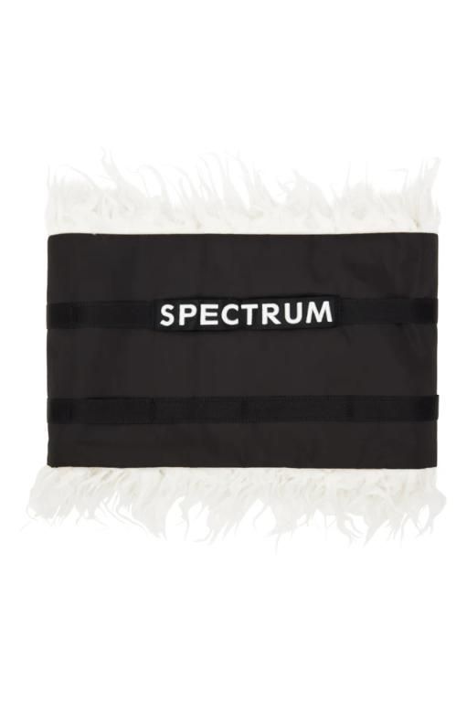 [A. A. Spectrum]Black Embroidered Neck Warmer 222285M150001