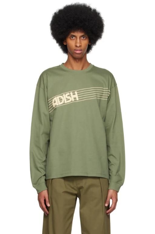 [ADISH]Khaki Zahara Long Sleeve T Shirt 231484M213000