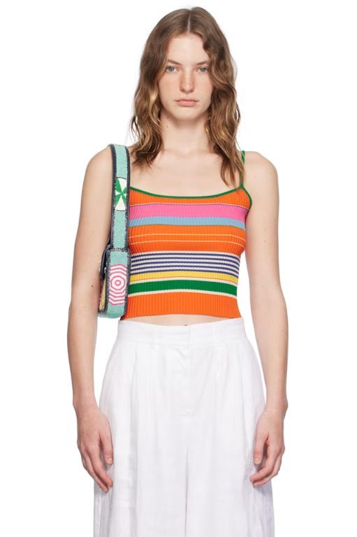 Multicolor Soleil Tank Top 242386F111002