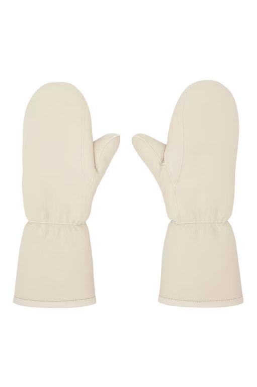 [이브살로몬]Beige Merinillo Mittens 242594F012002