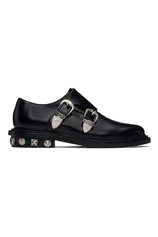 [토가 비릴리스]Black Polido Monkstraps 242688M243001