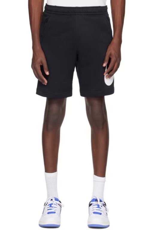 [나이키]Black Printed Shorts 242011M193034