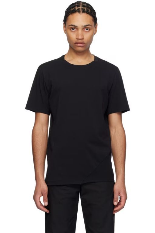 [POST ARCHIVE FACTION (PAF)]Black 6 0 Center T Shirt 241351M213007