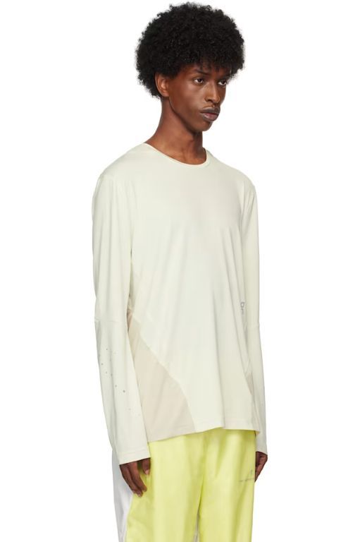 [POST ARCHIVE FACTION (PAF)]Off White On Edition Running Long T shirt 251351M213007