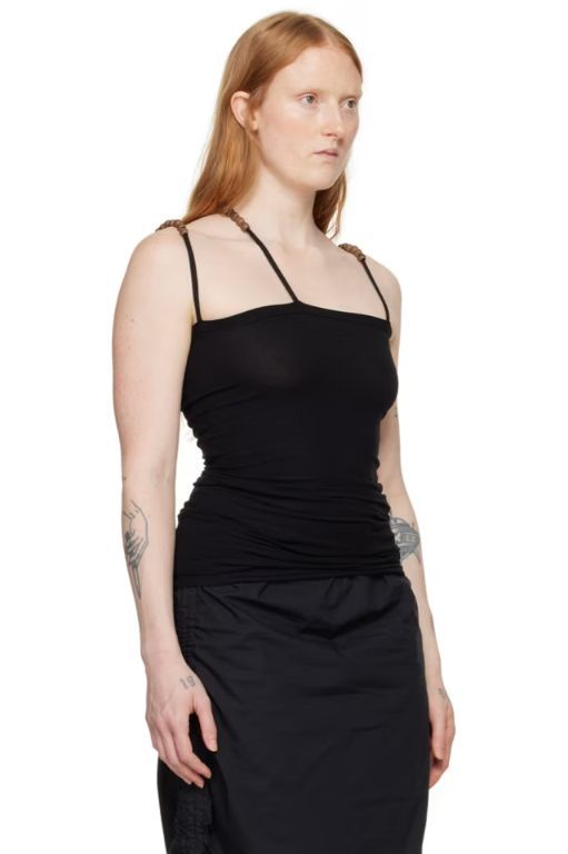 [베이스레인지]Black Tav Tank Top 241922F111023
