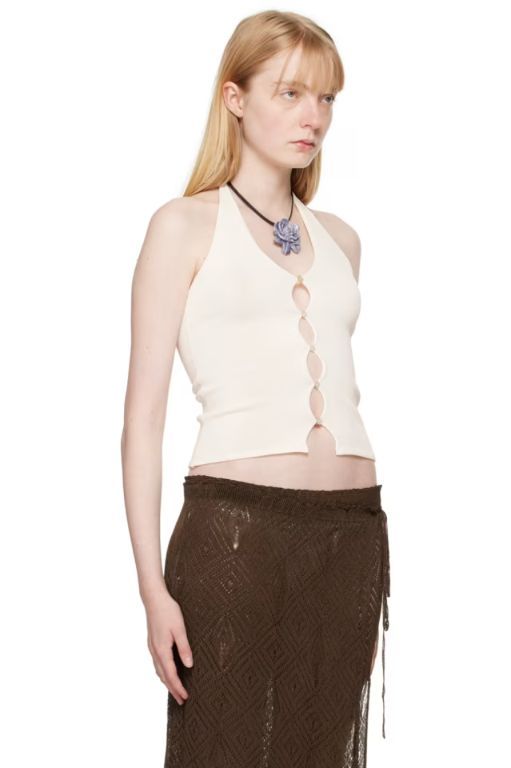 [GIMAGUAS]White Ischia Tank Top 241776F111015