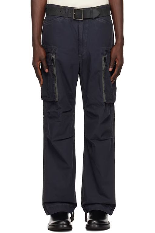 [더블알엘]Navy Ranger Poplin Cargo Pants 242435M188005