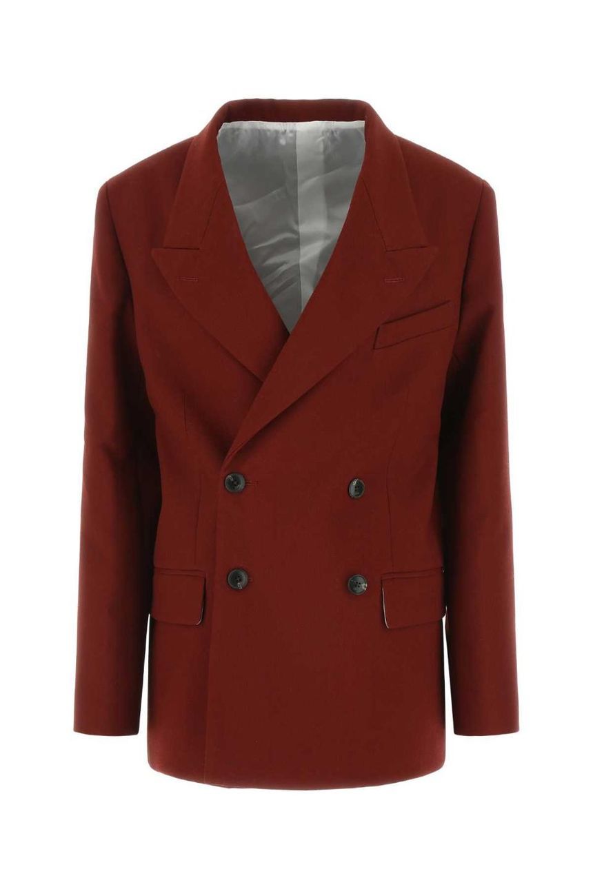 ジャケット QUIRA JACKET (Q608WO Q0039) Other Brand | QUIRA Burgundy wool blazer Q608WO Q0039 JP1