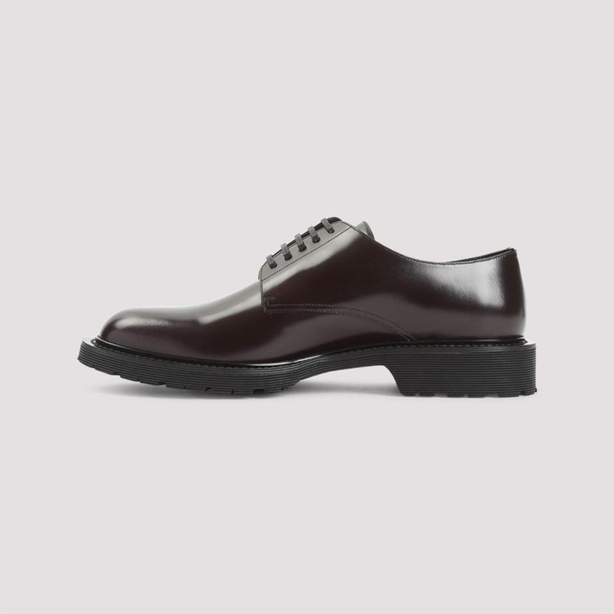 754721.1OO00-6020 DARK WINE Saint Laurent Army 20 Derbies