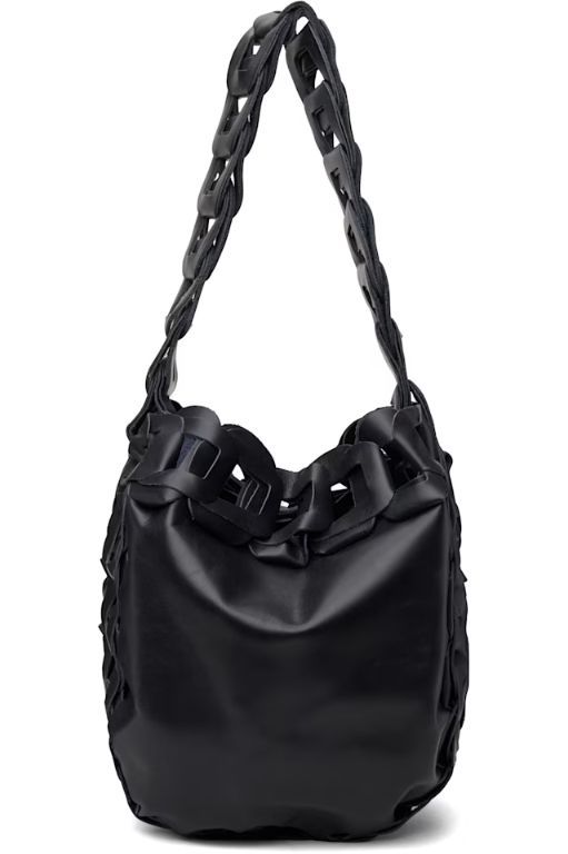 [SC103]SSENSE Exclusive Black Drum Tote 251490M172004