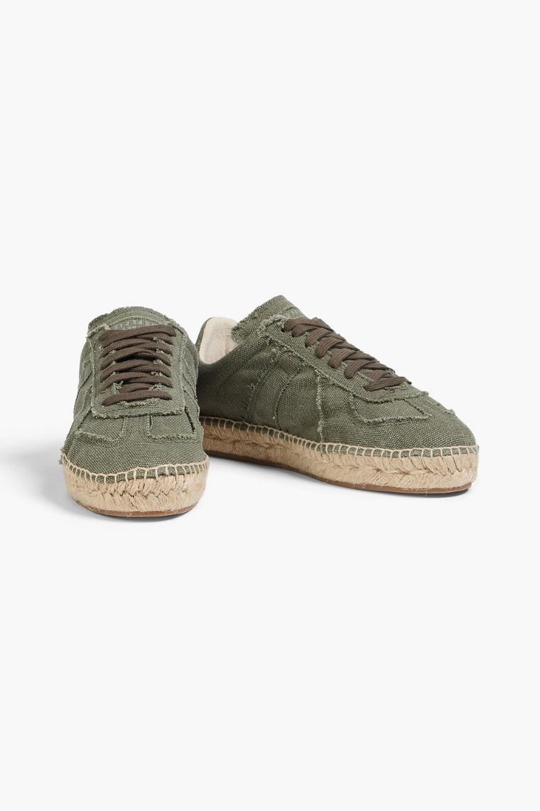 [NB07] 메종마르지엘라 여성 에스파드류 Replica frayed canvas espadrille sneakers 1647597359120081