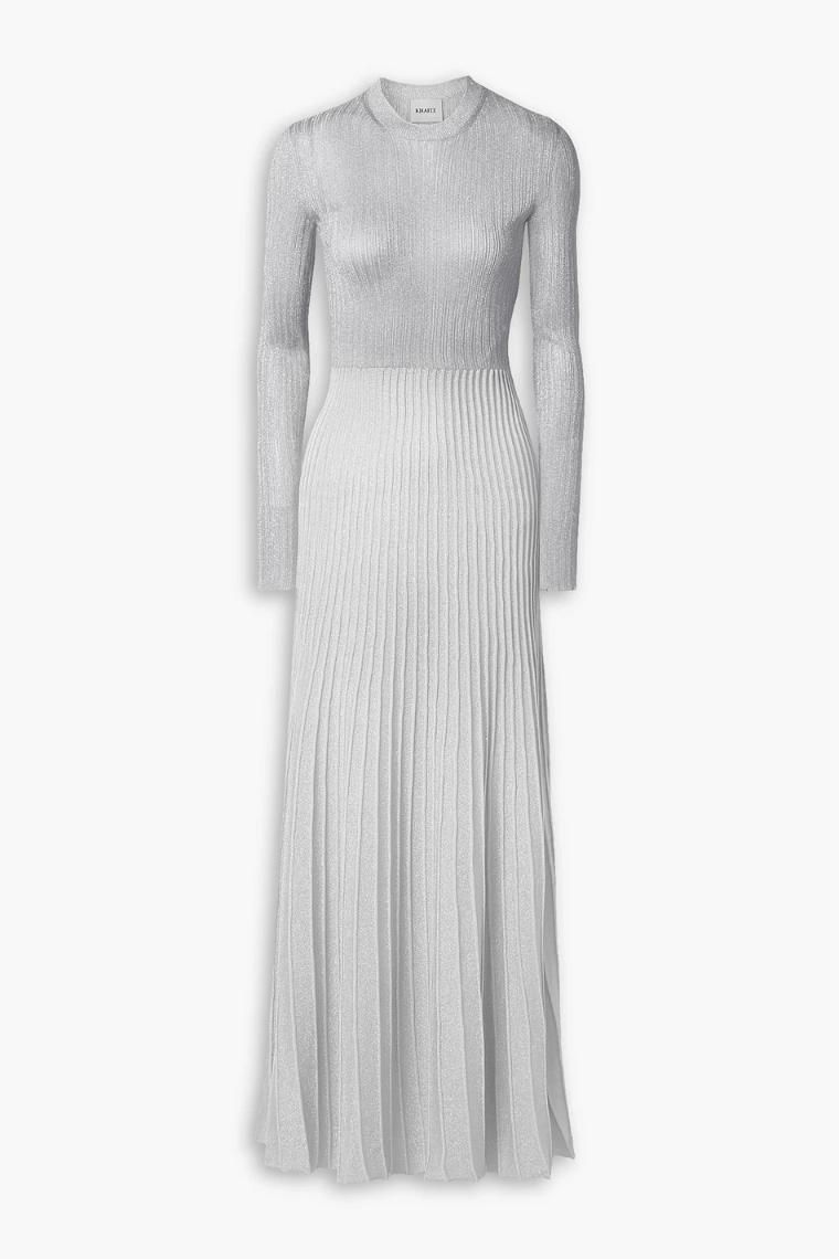 카이트 Keese metallic ribbed knit maxi dress 1647597289308094