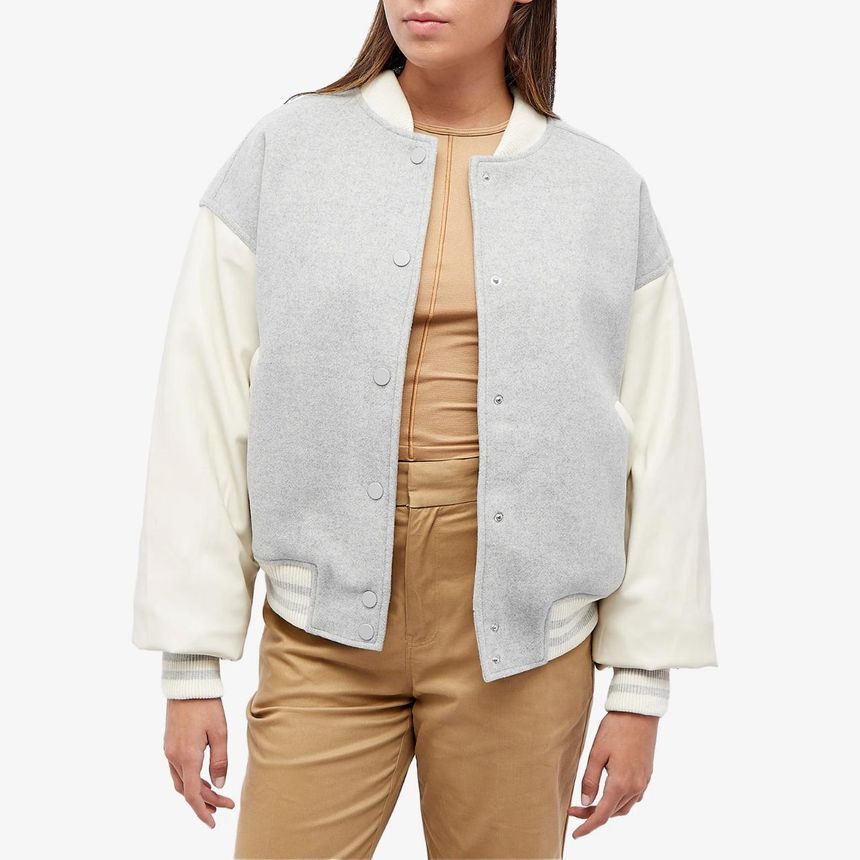 [NB15] Good American 여성 봄버 자켓 Good American Varsity Bomber Jacket GJK0132-HG01
