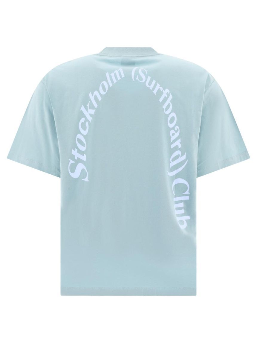 스톡홀름 서프보드 클럽  Stockholm  Surfboard  Club  t shirt Light Blue U1000043BLUE []