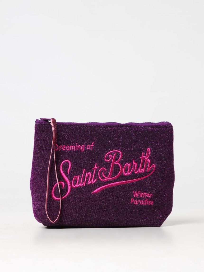 엠씨투세인트바스 Little Boys Bag Mc2 Saint Barth ALINE W LUREX 24 STRASS Fuchsia  []