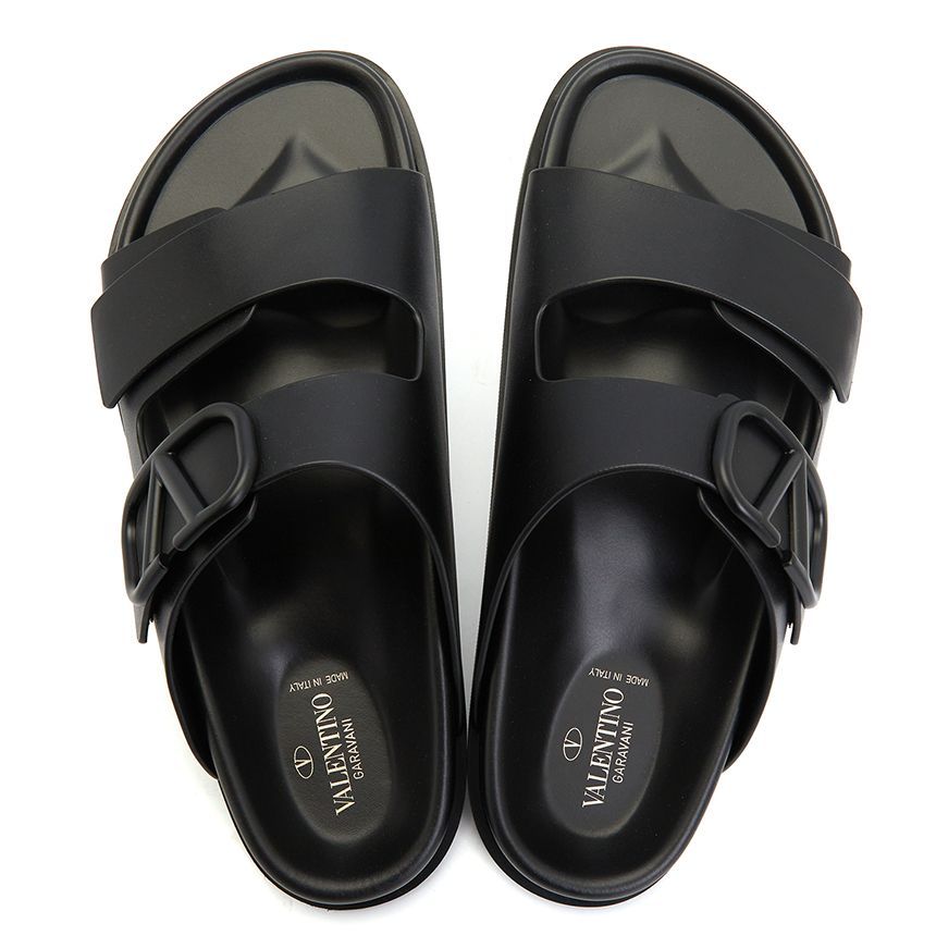 Valentino V Logo Men's Slippers S0G80UHE 0NO 48023877 | eBay